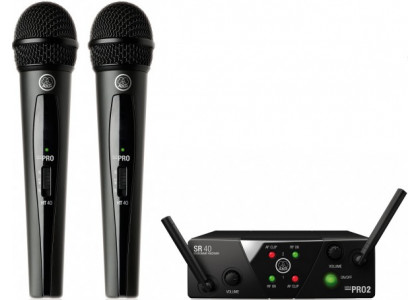 Лучшая радиосистема c двумя микрофонами AKG WMS40 MINI2 VOCAL SET DUAL