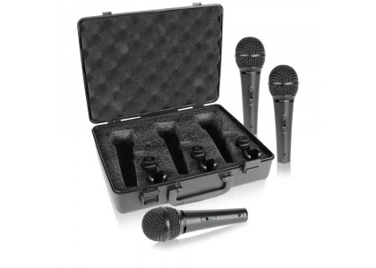 Комплект из трех микрофонов в кейсе BEHRINGER  XM1800S
