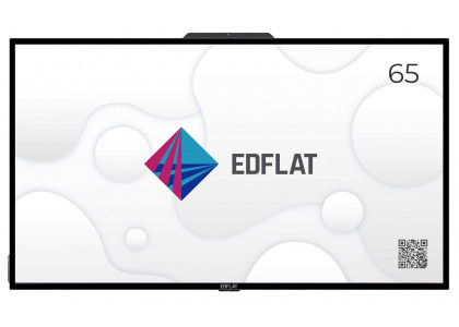 Новое поколение интерактивных панелей EDFLAT серии CTP на базе емкостной технологии с  встроенной  веб-камерой и микрофонным массивом