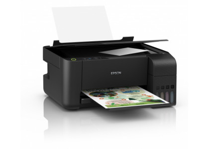 Новый МФУ Epson L3100 с с фронтальными емкостями для пополнения чернил
