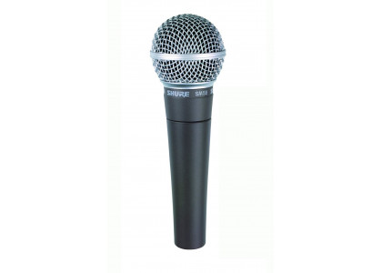 Популярный вокальный динамический микрофон SHURE SM58LCE Популярный вокальный динамический микрофон SHURE SM58LCE