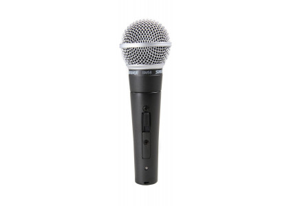 Самый популярный вокальный динамический микрофон SHURE SM58S Самый популярный вокальный динамический микрофон SHURE SM58S
